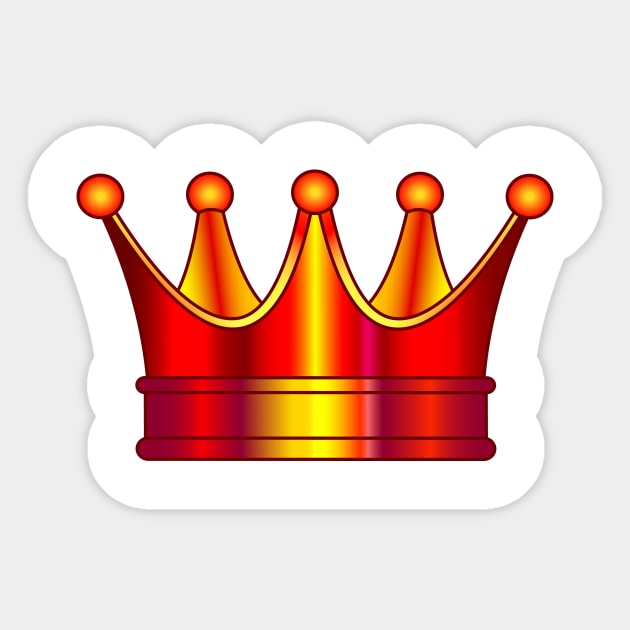 King crown Sticker by AlexanderZam